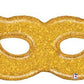 Gold Glitter Mask Balloon for Mardi Gras Parties