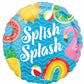 Pool Party Splish Splash 18" Round Foil Balloon
