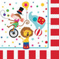 Carnival Circus Birthday Theme Napkins