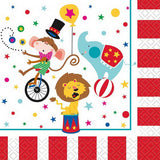 Carnival Circus Birthday Theme Napkins