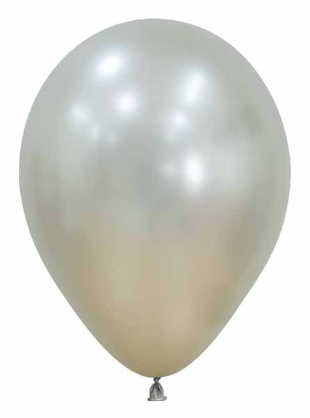 11" Latex Balloon Silk Cream Pearl