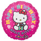 Hello Kitty Birthday Round Foil Balloon