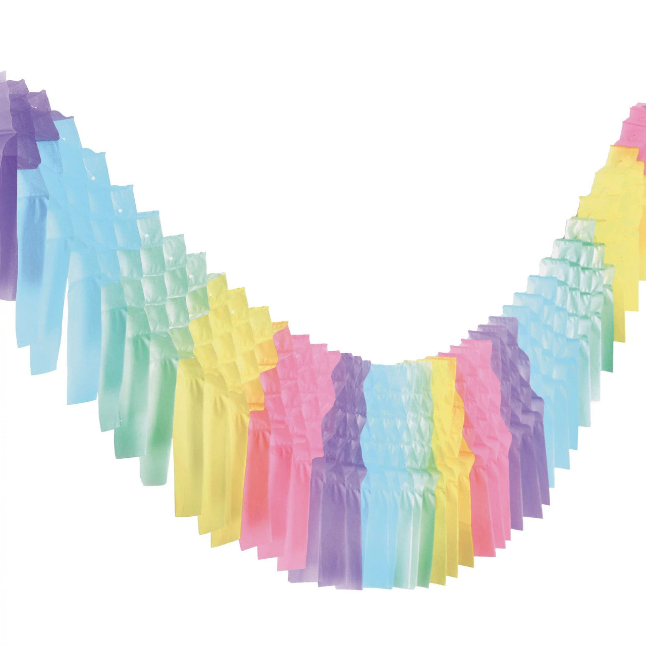 Pastel Tissue Garland Decorations 1/CT