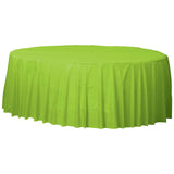 Round Plastic Tablecover Kiwi