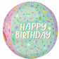 Ice Cream Party Happy Birthday 16" Orbz Balloon