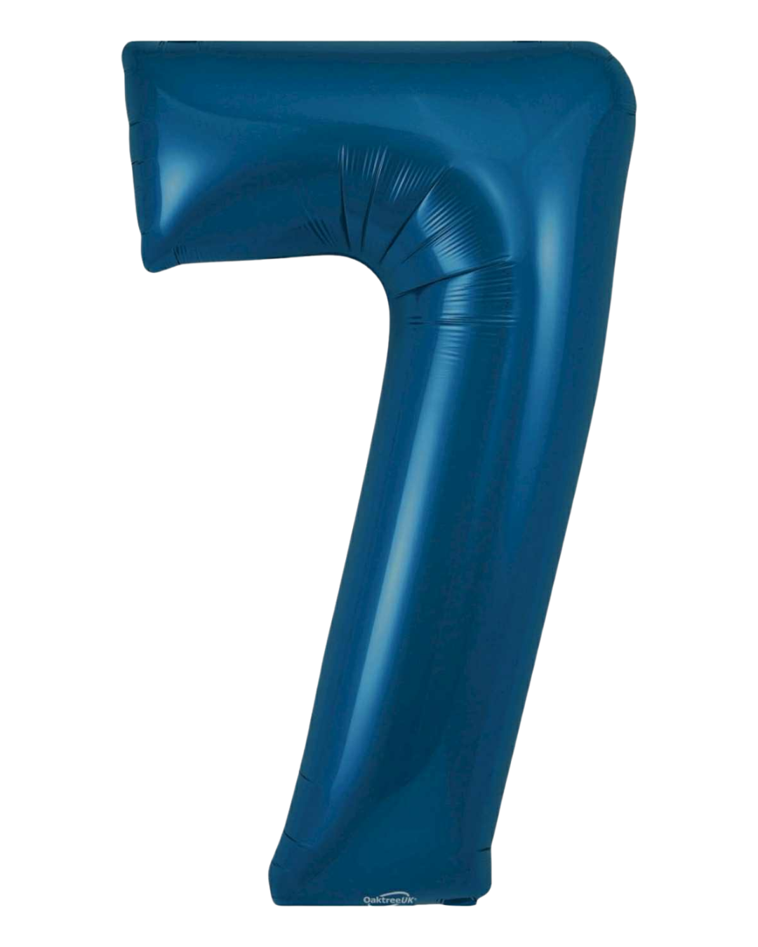 34” Number Balloon Navy Blue Foil