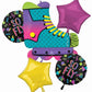 90s Party So Fly Foil Balloons Bouquet