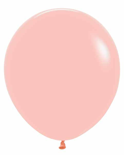 Sempertex 18" Pastel Matte Melon Latex Balloon