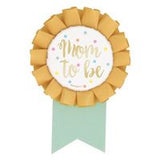 Foil Mom to Be Baby Shower Badge 1/CT