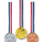 Gold Silver & Bronze Winner Medals 3/CT