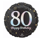 Happy 80th Birthday Foil Balloon 18"
