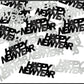 Black and Silver NYE Party Confetti