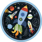 Outer Space Round 9" Dinner Plates 8/CT