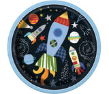 Outer Space Round 9" Dinner Plates 8/CT