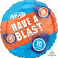 Nerf Target 28" Jumbo Round Foil Balloon