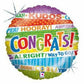 Congrats! Round Foil Balloon