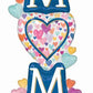Airloonz 49" MOM Sprinkled Hearts Mother's Day Balloon Decoration