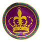 Mardi Gras Plates 9" 8/CT