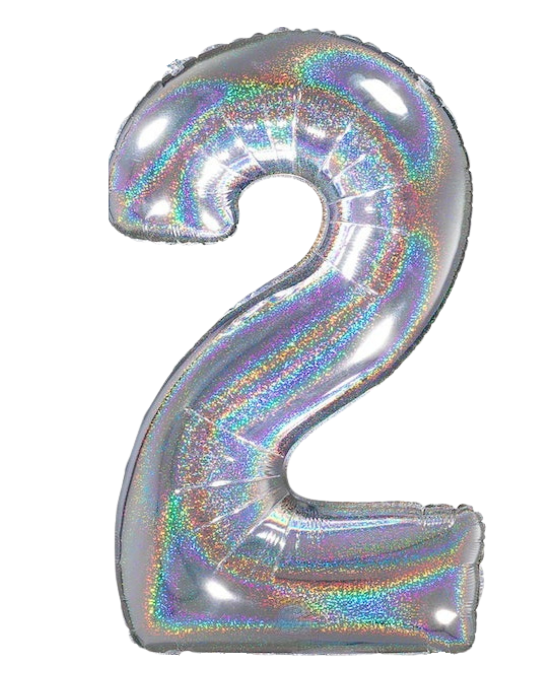 26" Foil  Balloon Number Holographic