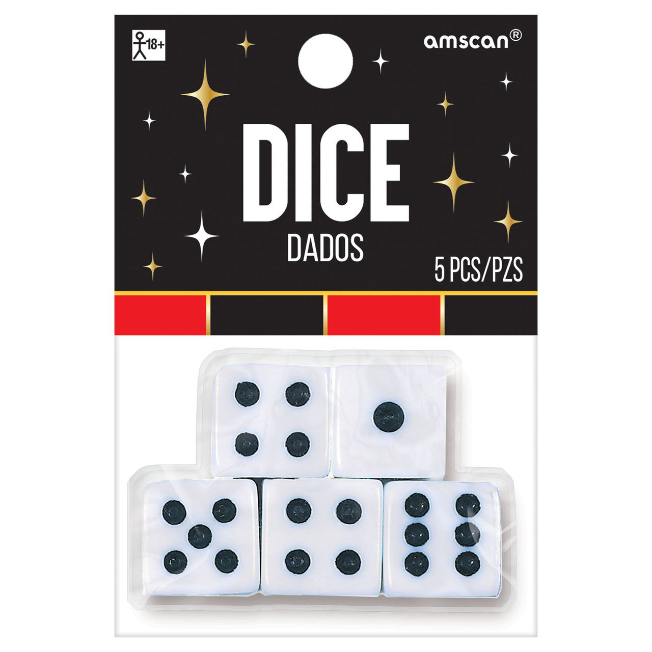 Playing Dice 5 Pack