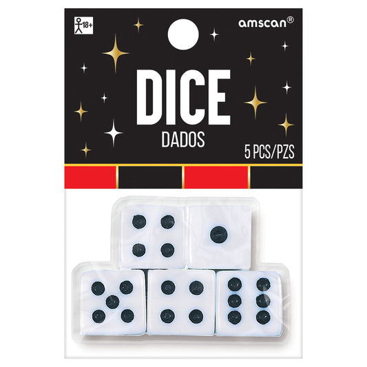 Playing Dice 5 Pack