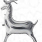 Silver Reindeer Foil Balloon 20" Decochamp