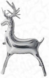 Silver Reindeer Foil Balloon 20" Decochamp