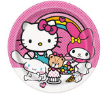 Hello Kitty & Friends Round 9" Dinner Plates 8/CT