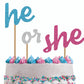boy or girl cake topper