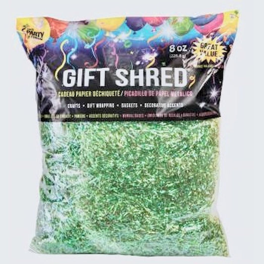 Green Iridescent Gift Shred Jumbo 8 oz Bag