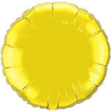 Qualatex 36" Huge Citrine Yellow Round Shape Foil Balloon