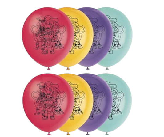 Toy Story 5 Latex Balloons 8 Pack
