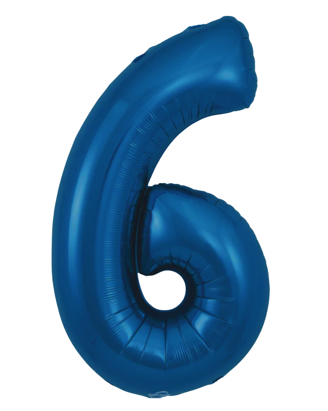 34” Number Balloon Navy Blue Foil