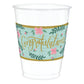 Mint To Be 'Congratulations' Plastic Cups 25/CT