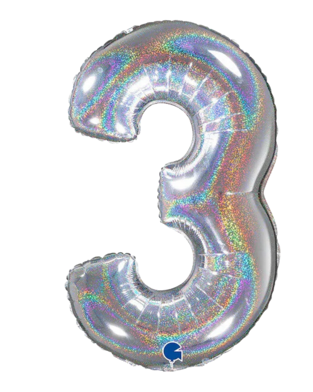 26" Foil  Balloon Number Holographic
