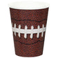 Football Party Cups 9oz - 8 Pack Paper Cups