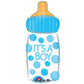 18" It's A Boy Baby Bottle Shaped Decorative Foil Balloon Party Decor