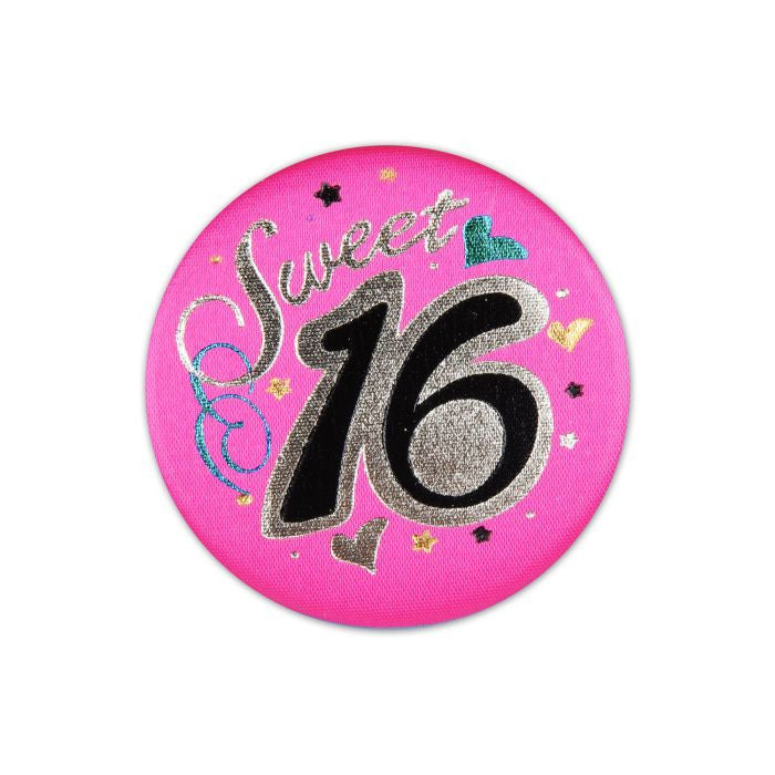 Sweet 16 Birthday Party Pin