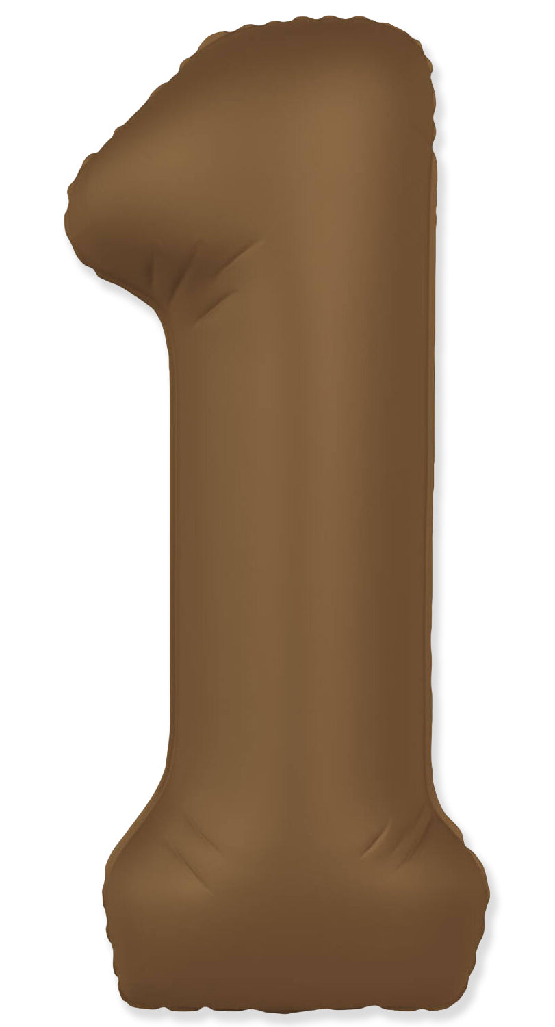 32" Number Slimmer Design Matte Chocolate Brown Brand Flexmetal