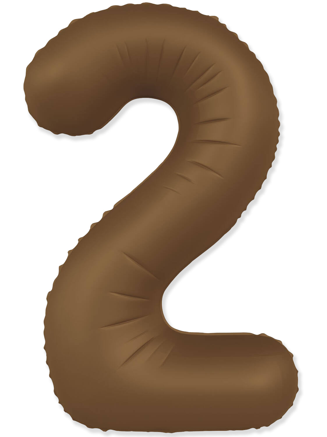 32" Number Slimmer Design Matte Chocolate Brown Brand Flexmetal