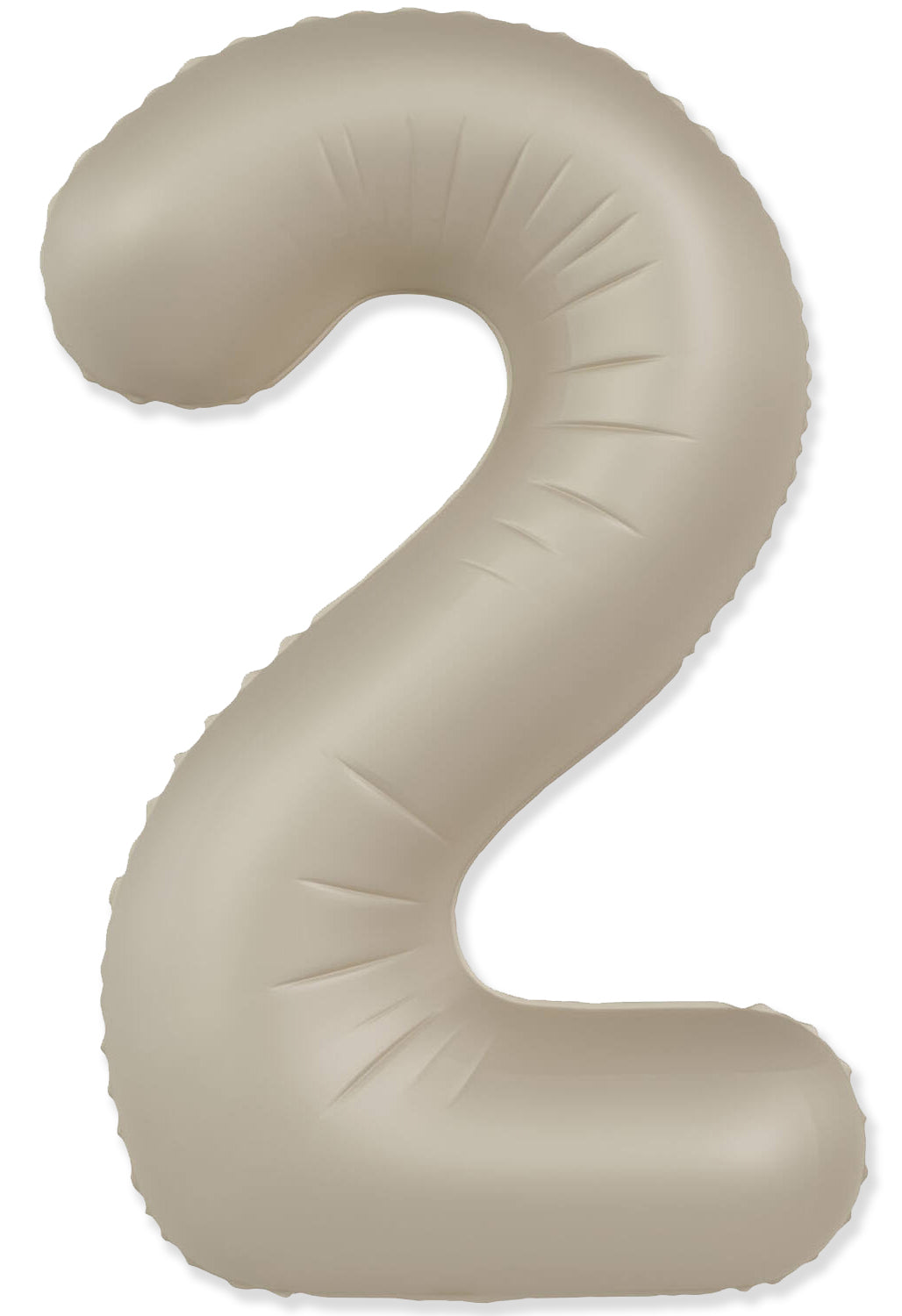 32" Number Slimmer Design Matte Creamy Latte Brand Flexmetal
