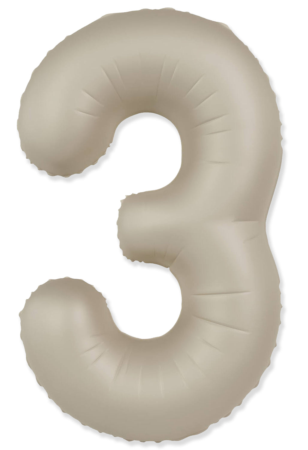 32" Number Slimmer Design Matte Creamy Latte Brand Flexmetal