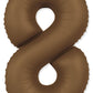 32" Number Slimmer Design Matte Chocolate Brown Brand Flexmetal