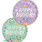 Ice Cream Party Happy Birthday Balloon 18"