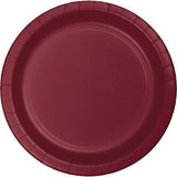 Amscan Burgundy 7" Luncheon Paper Party Plates 8 Pack