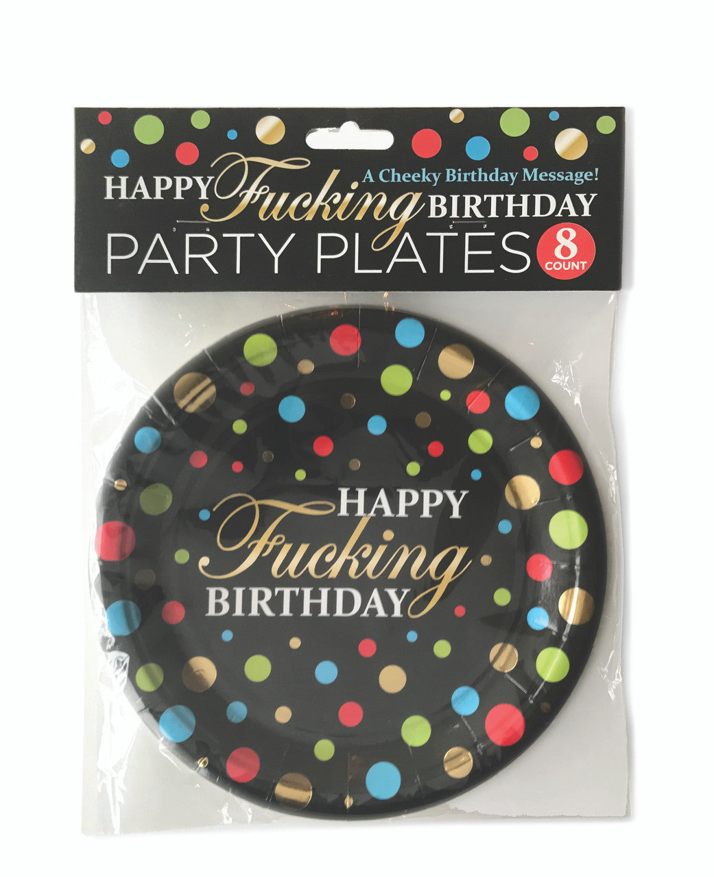 Happy Effin Birthday Party Plates
