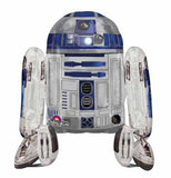 r2-d2 droid walking on air foil balloon