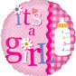 18" Baby Girl Foil Balloon