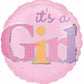 18" Baby Girl Foil Balloon