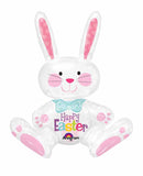24" Sitting Rabbit Bunny on a Shelf Air-Filled